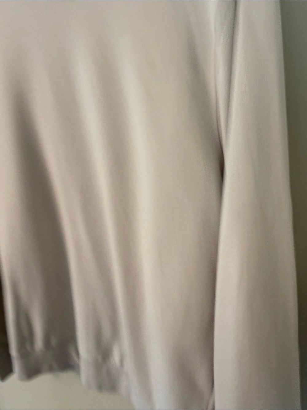 AllSaints Haste Ramskull Cotton Sweatshirt Mens Small Beige Gray Crewneck - Picture 4 of 8